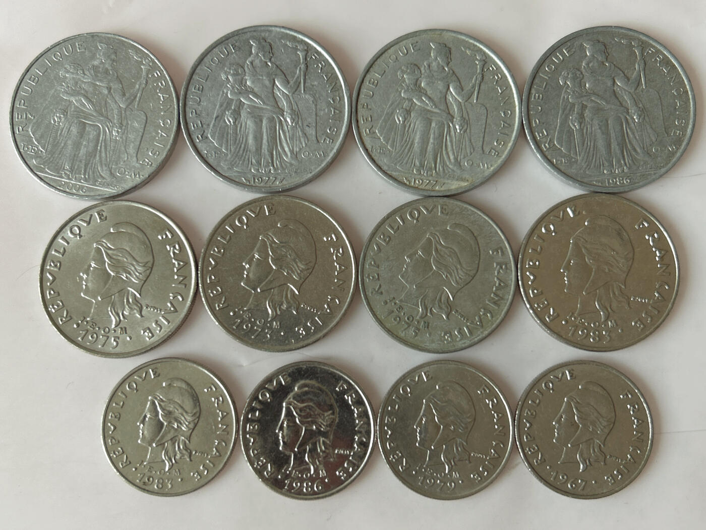 第一海外回流一元起拍收藏 散币专场 第91期 法属波利尼西亚