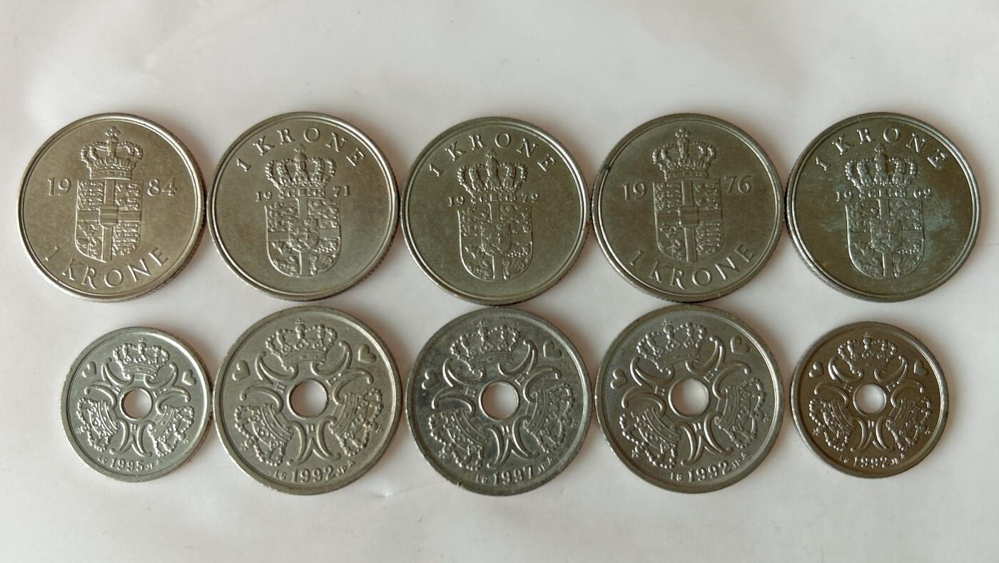 第一海外回流一元起拍收藏 散币专场 第91期 丹麦克朗币