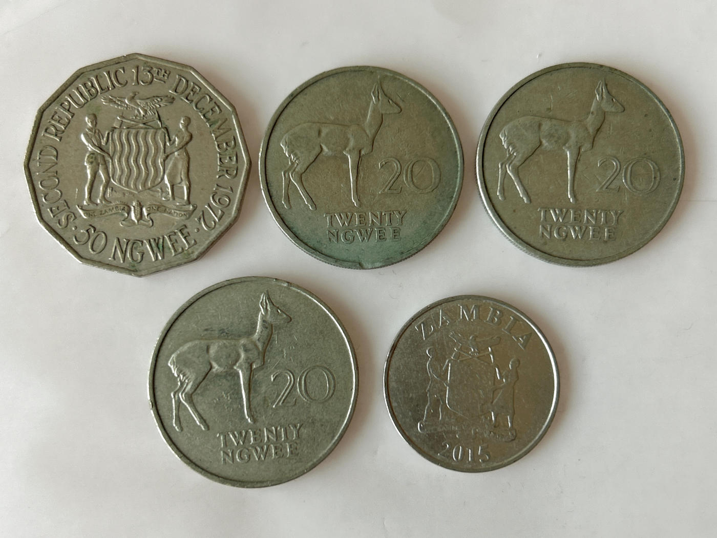 第一海外回流一元起拍收藏 散币专场 第91期 赞比亚🇿🇲