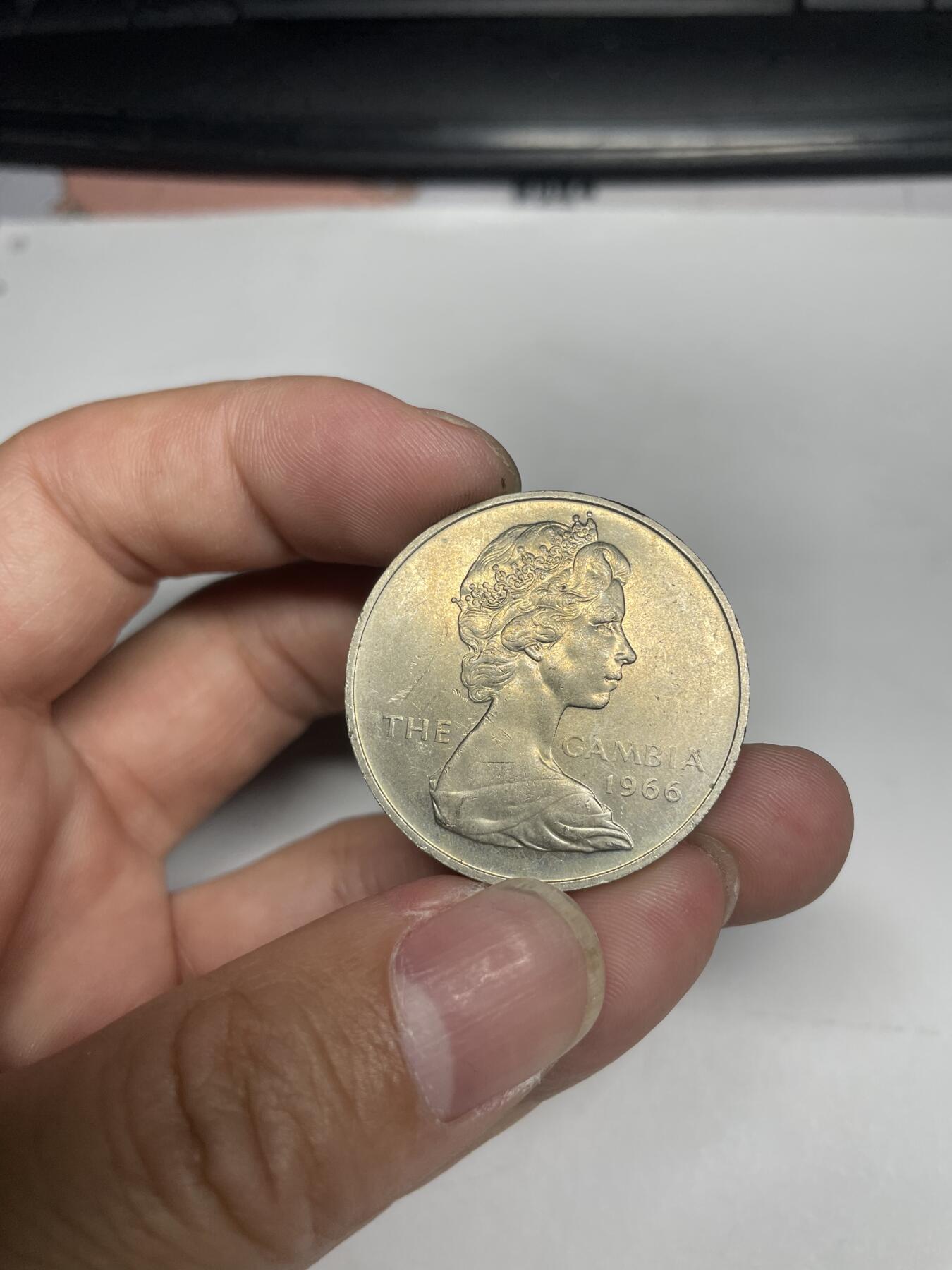 2024年集古藏今外币拍卖第七期-第9场—（总第69拍） 1966年冈比亚4先令