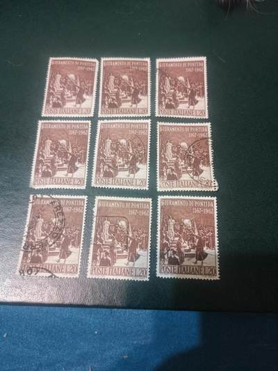 06意大利1967 年反抗罗马帝国皇帝腓特烈一世的蓬蒂达宣誓800年 1全 - 06意大利1967 年反抗罗马帝国皇帝腓特烈一世的蓬蒂达宣誓800年 1全