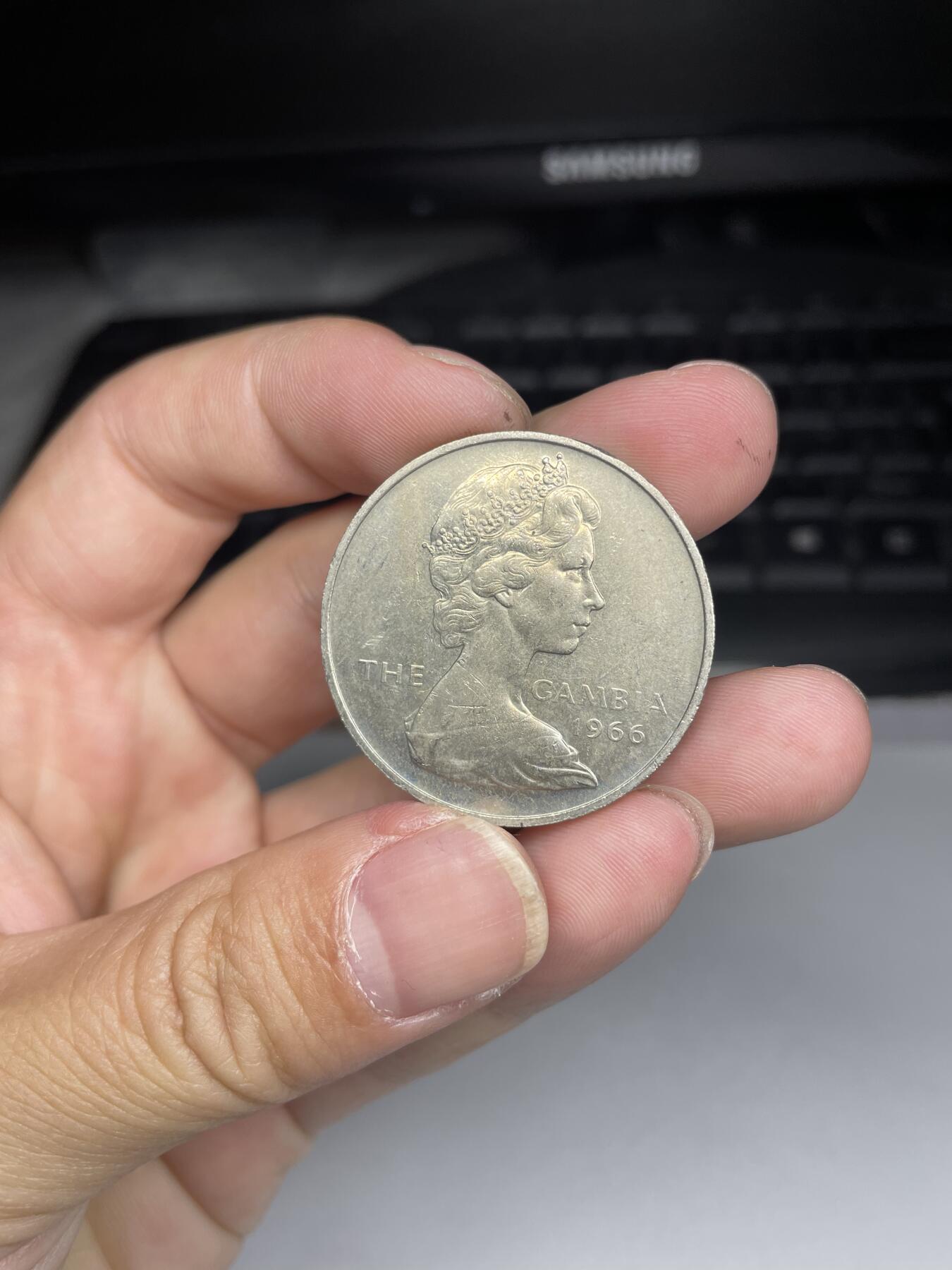 2024年集古藏今外币拍卖第七期-第9场—（总第69拍） 1966年冈比亚4先令