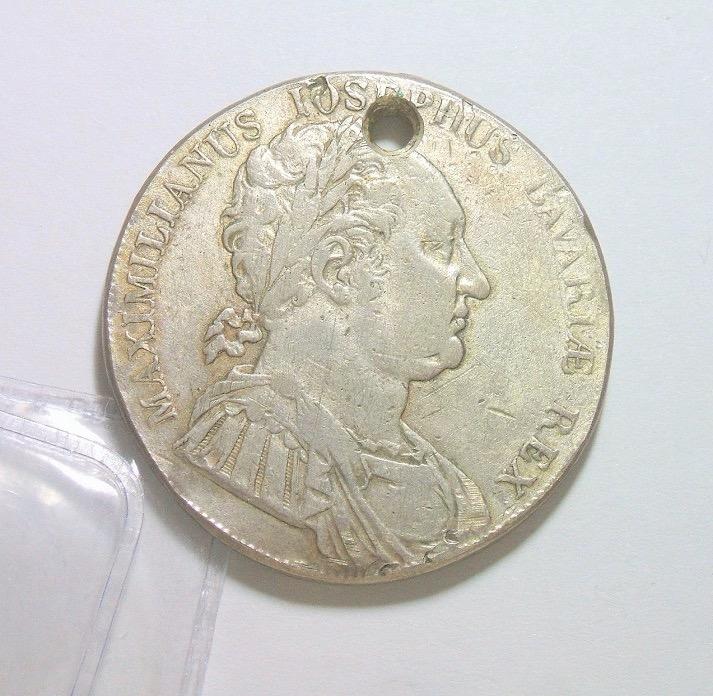 巴伐利亚1818年 马克西米利安四世宪法1泰勒银币 极美品