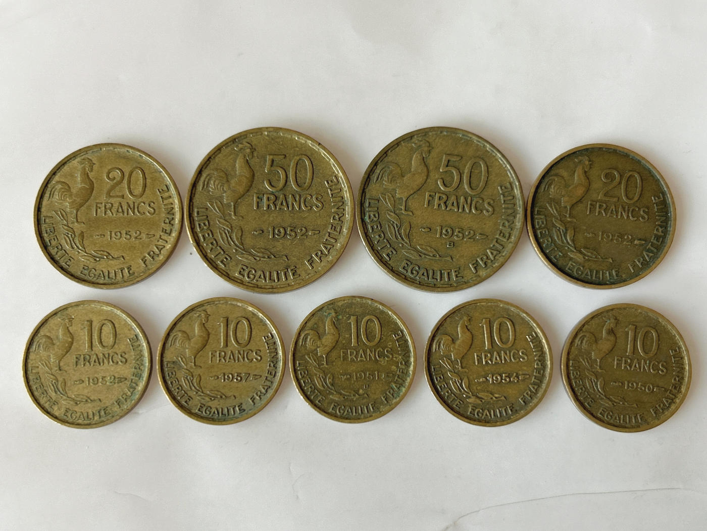 第一海外回流一元起拍收藏 散币专场 第91期 法国高卢雄鸡版