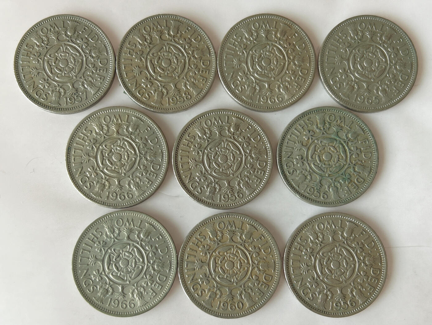 第一海外回流一元起拍收藏 散币专场 第91期 英国2先令 10枚