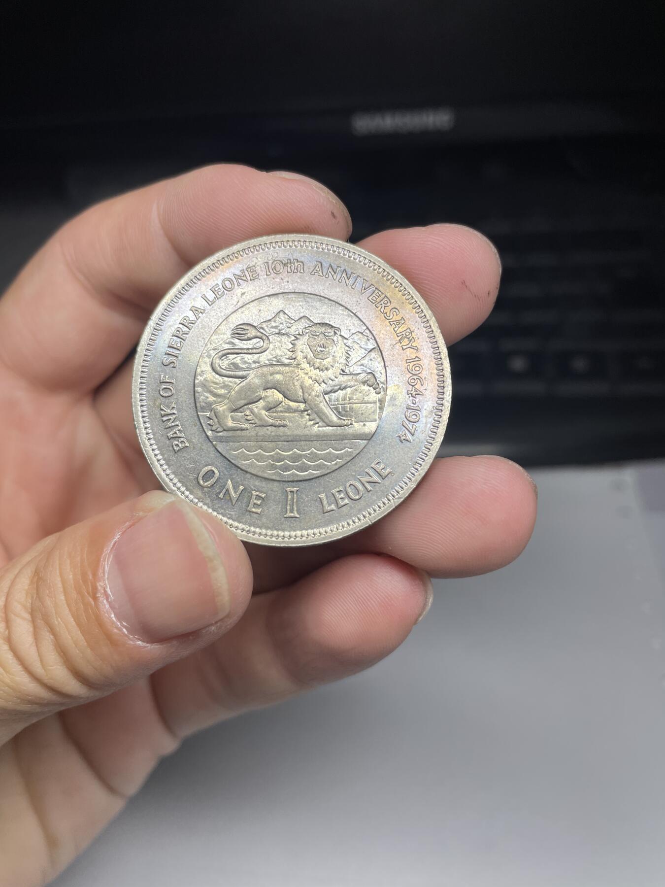 2024年集古藏今外币拍卖第七期-第9场—（总第69拍） 1974年塞拉利昂1里昂