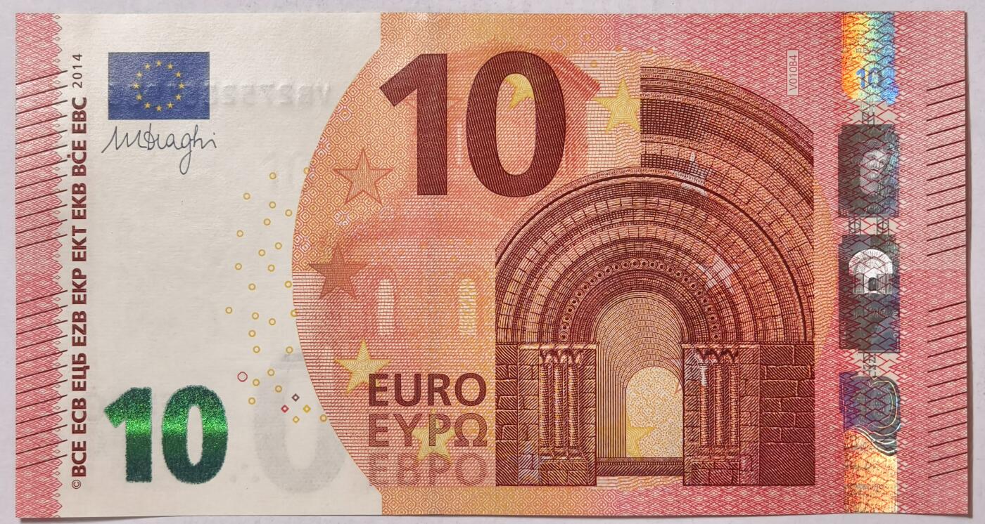 紫瑗钱币——第355期拍卖——纸币场 欧元 西班牙 2014年 圣天使桥 10欧元 UNC