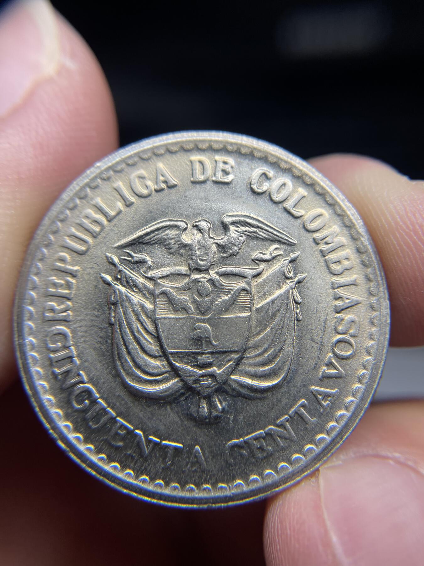 2024年集古藏今外币拍卖第七期-第9场—（总第69拍） 原光1965年哥伦比亚50分