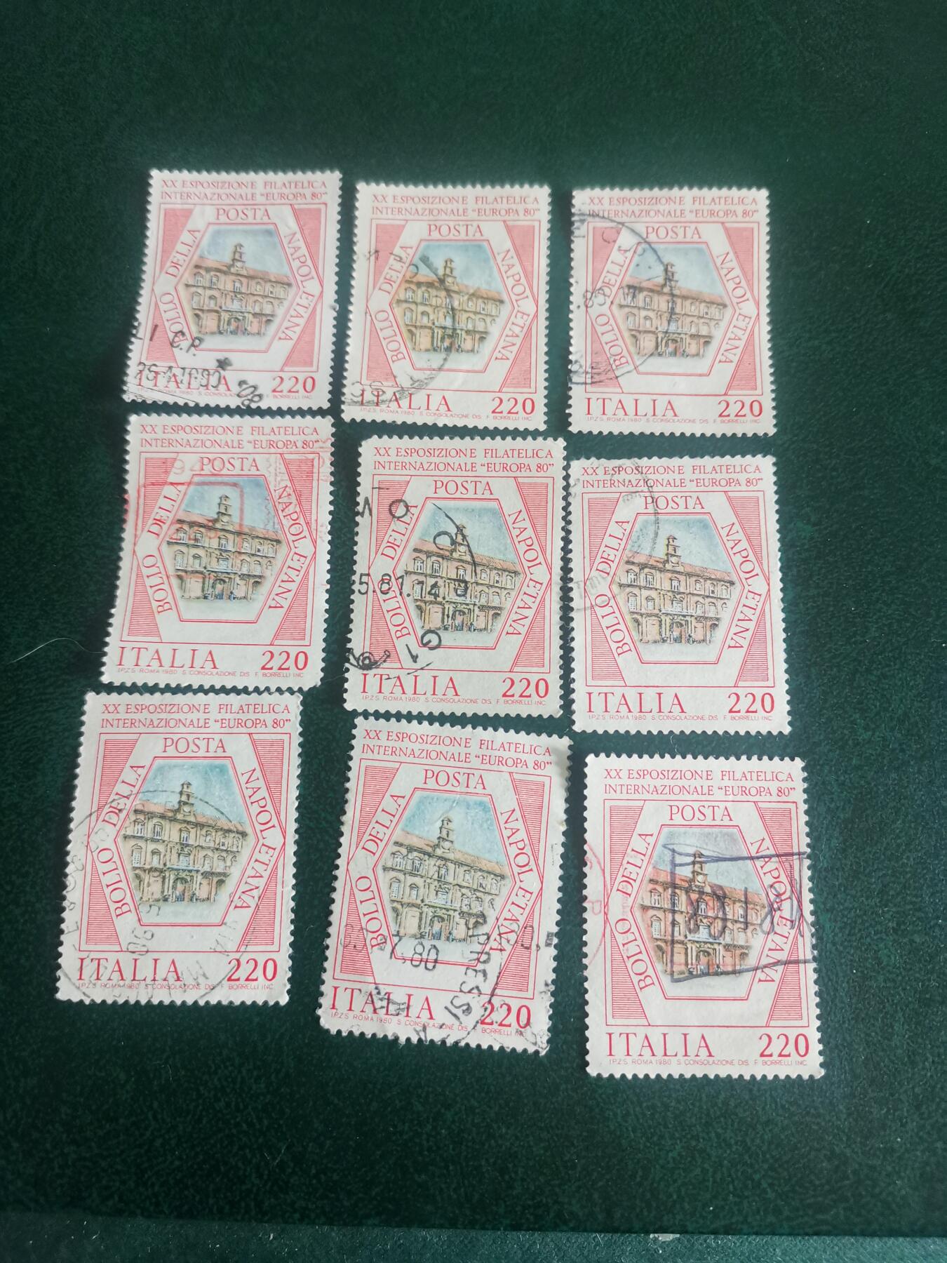 44意大利 1980年 那不勒斯第20届国际集邮展览 1全