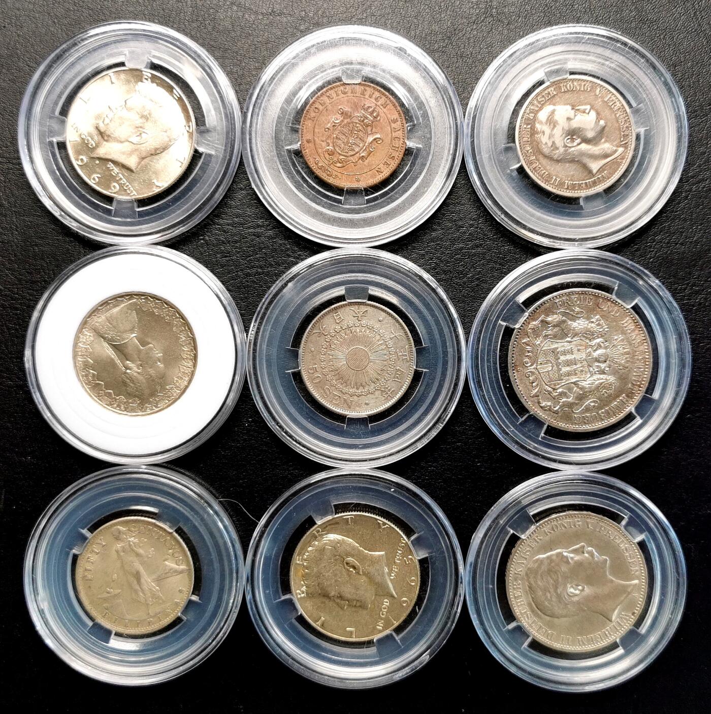 凡希社世界钱币微拍第二百七十期 各国钱币九枚②