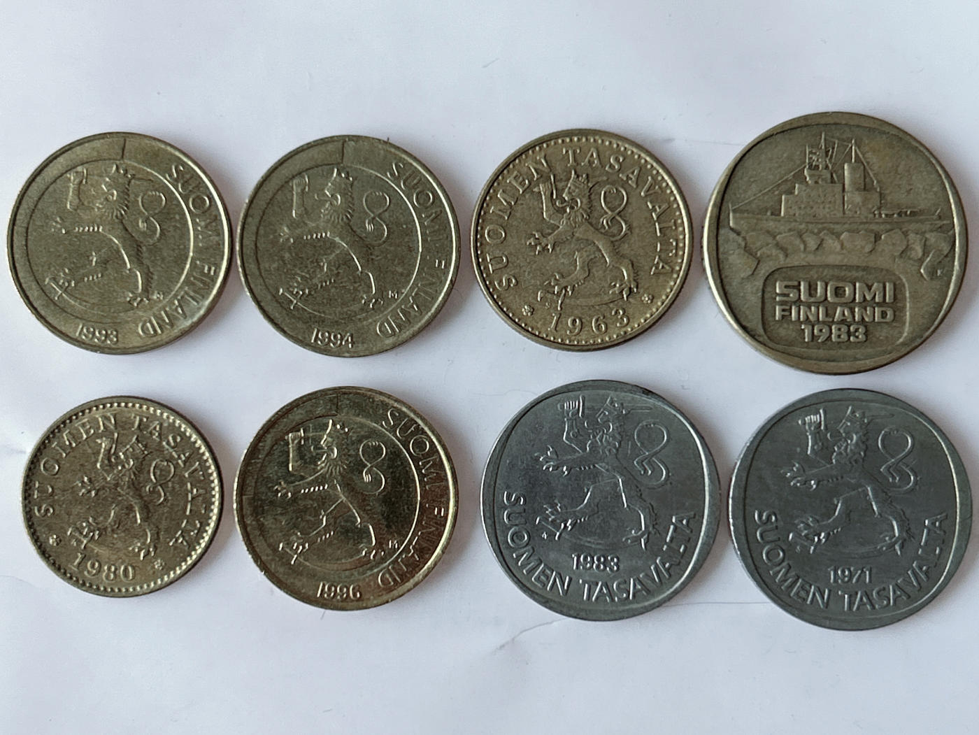 第一海外回流一元起拍收藏 散币专场 第92期 芬兰硬币