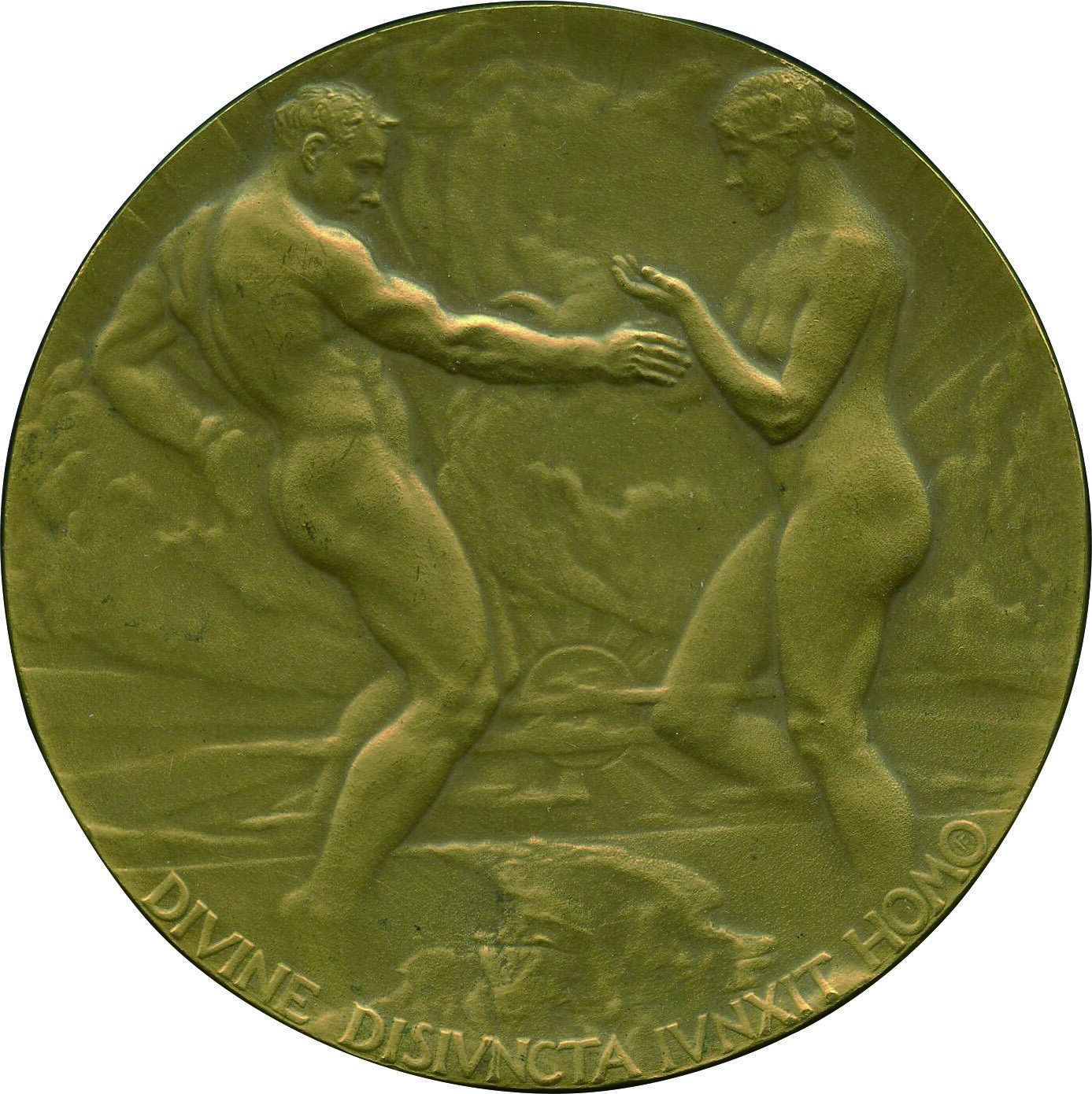 华宇2024年春季拍卖会 1915年巴拿马世博会金牌一枚，直径：7CM