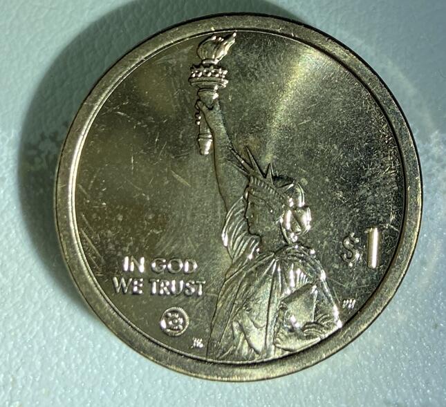 【炜奕收藏】古币纪念币专场，0佣金，全场0+1 2024美国创新系列1美元第22枚伊利诺伊州钢犁刀片