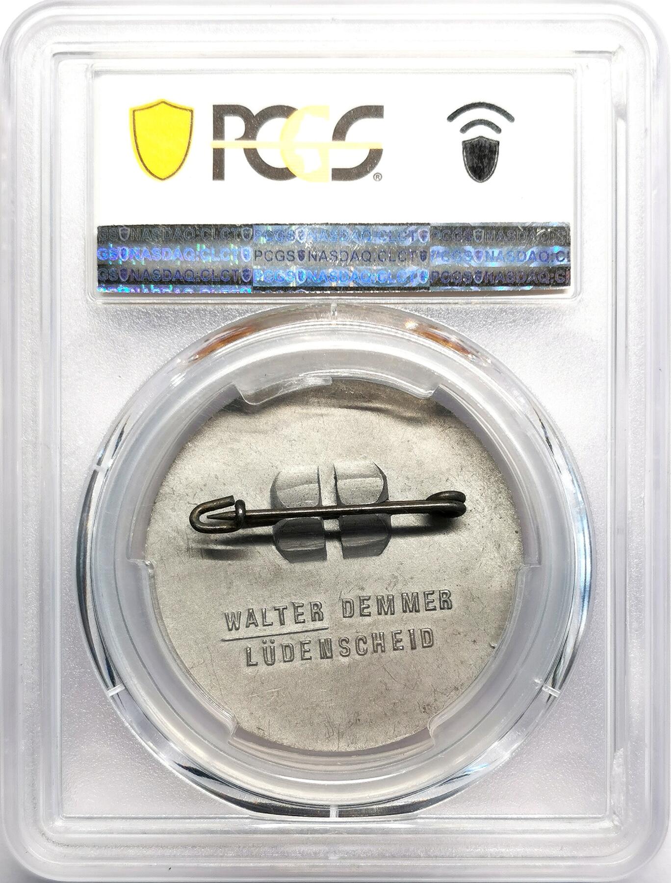 凡希社世界钱币微拍第二百七十期 1936德国柏林区建成10周年纪念铝质胸章PCGS-MS62