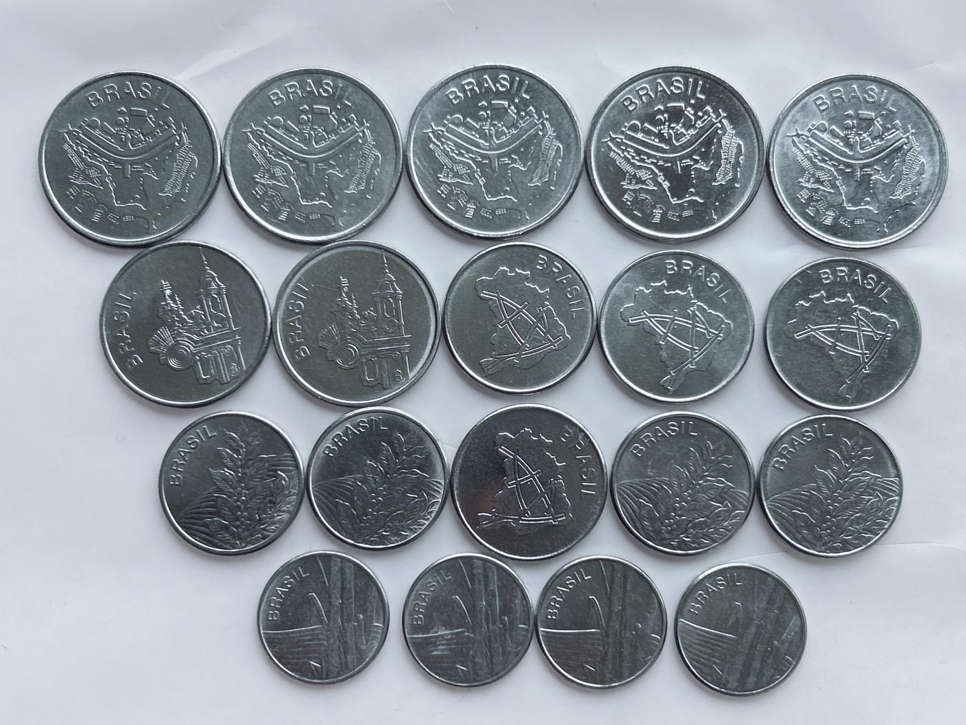 第一海外回流一元起拍收藏 散币专场 第92期 巴西不锈钢硬币