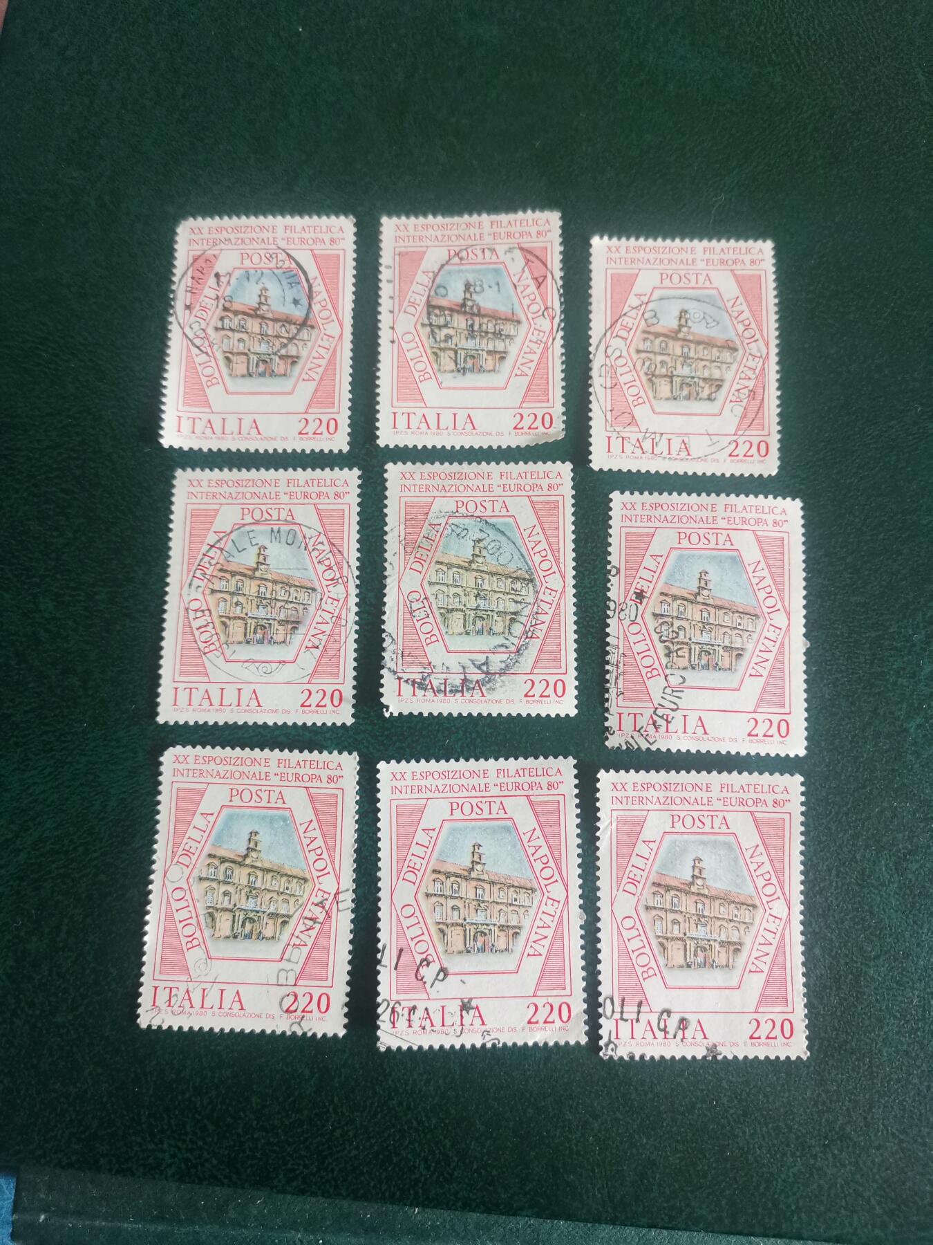 46意大利 1980年 那不勒斯第20届国际集邮展览 1全