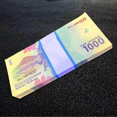 20240704 印度尼西亚1000卢比纸币 2022年版全新冠号随机发货