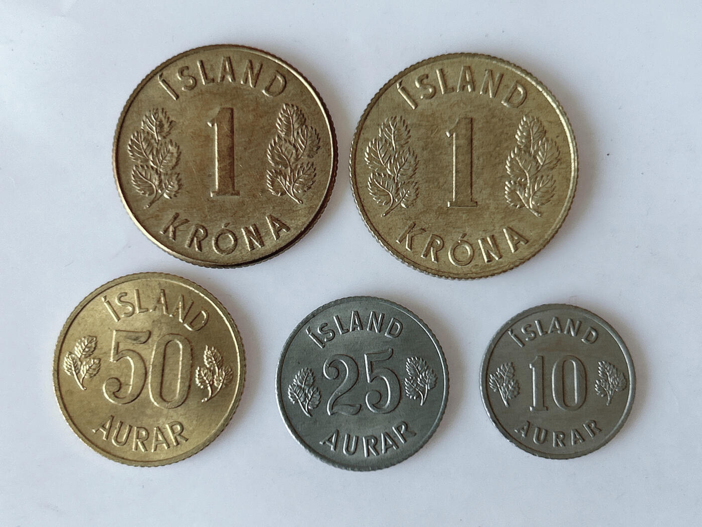 第一海外回流一元起拍收藏 散币专场 第91期 冰岛🇮🇸