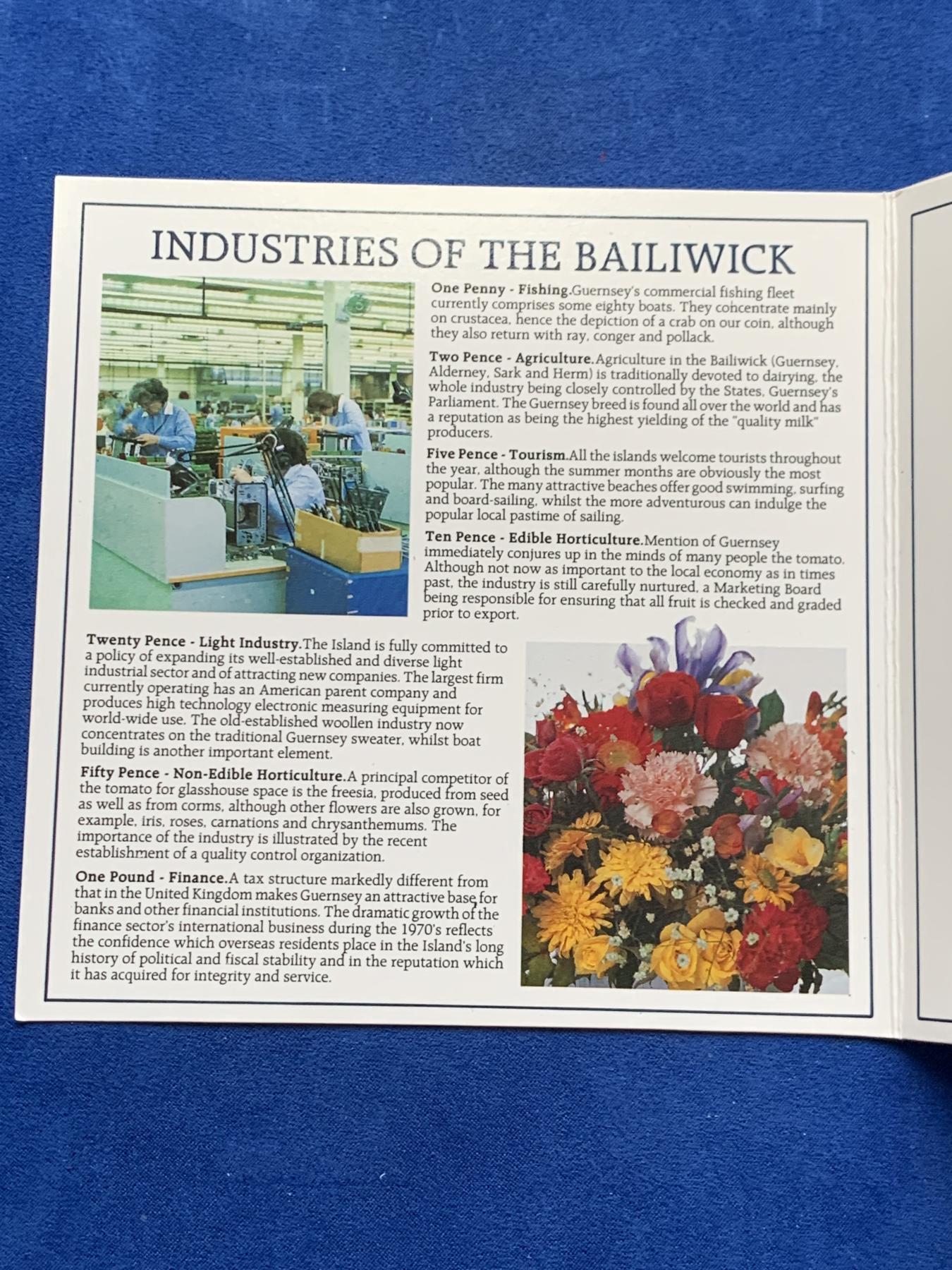 《竞宝斋》第272场- 周日，周一，周二  3场连拍 （全场包邮） 格恩西1985英国皇家造币厂官方流通套币