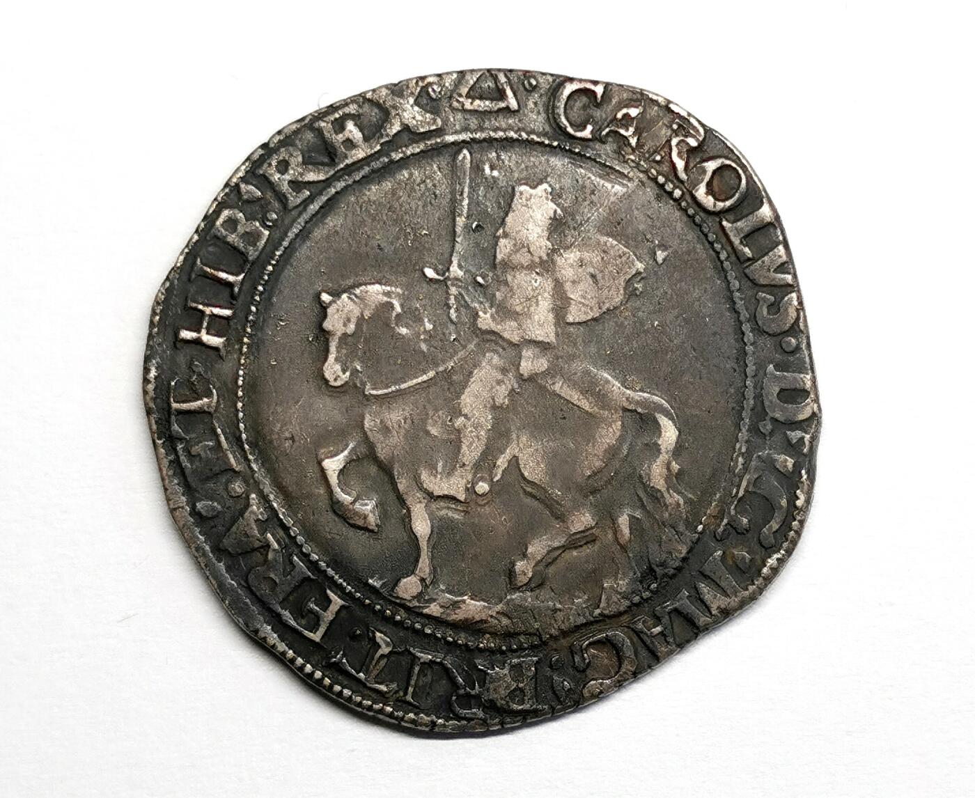 凡希社世界钱币微拍第二百七十期 英国查理一世半克朗VF