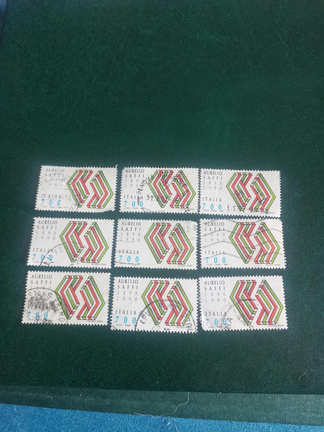 41意大利邮票 1990年 奥莉雷奥萨菲逝世周年纪念日 1全