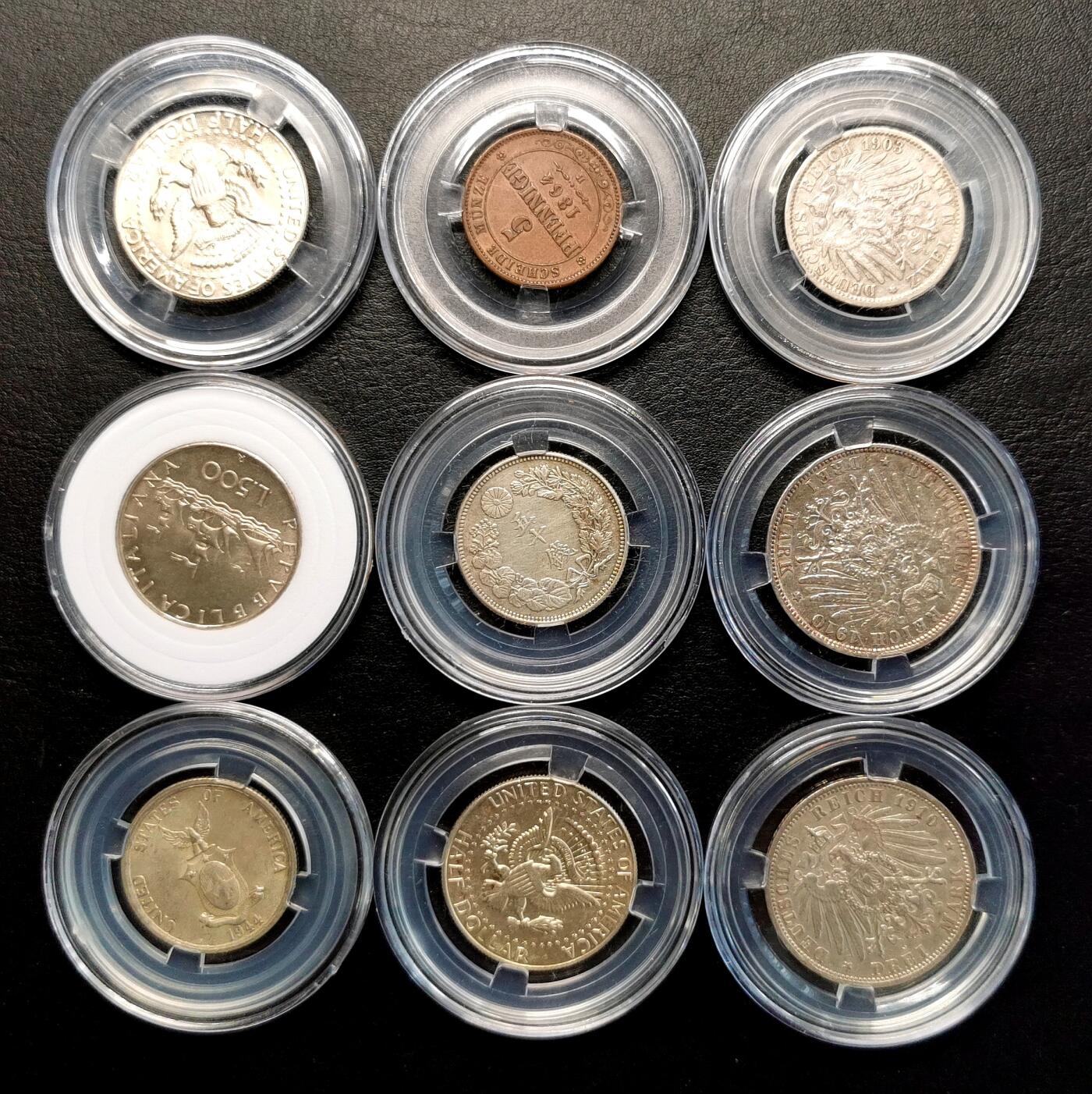 凡希社世界钱币微拍第二百七十期 各国钱币九枚②