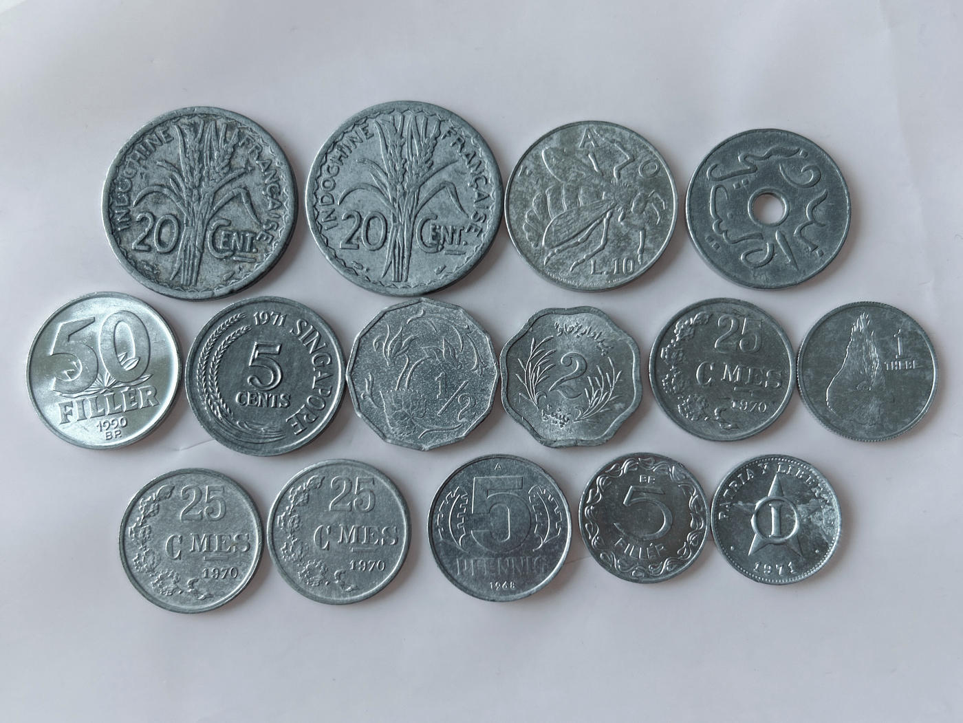 第一海外回流一元起拍收藏 散币专场 第92期 铝币一组