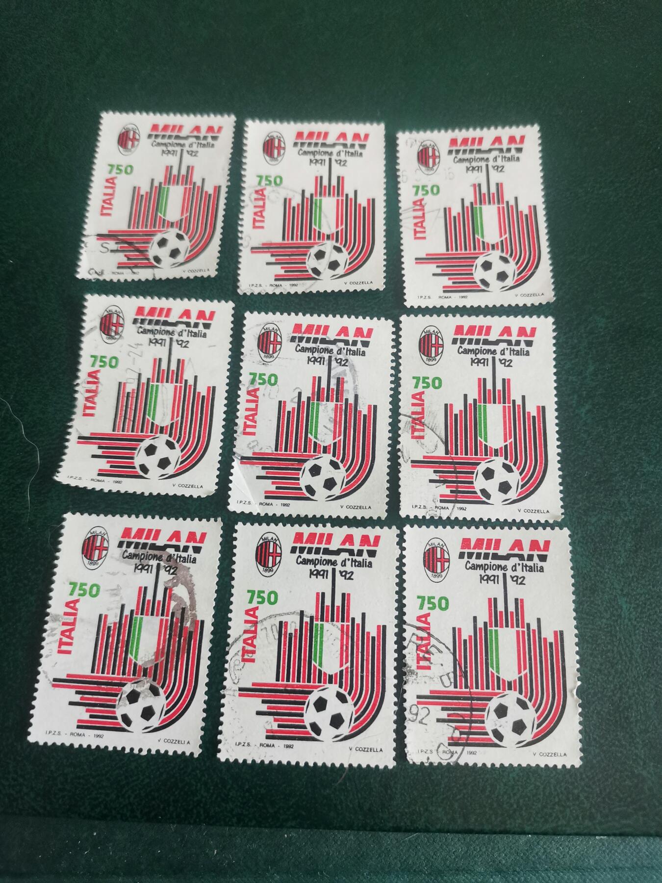 100意大利邮票9套一起出让