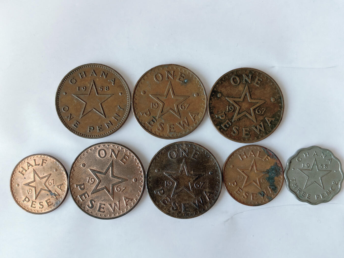 第一海外回流一元起拍收藏 散币专场 第91期 加纳🇬🇭