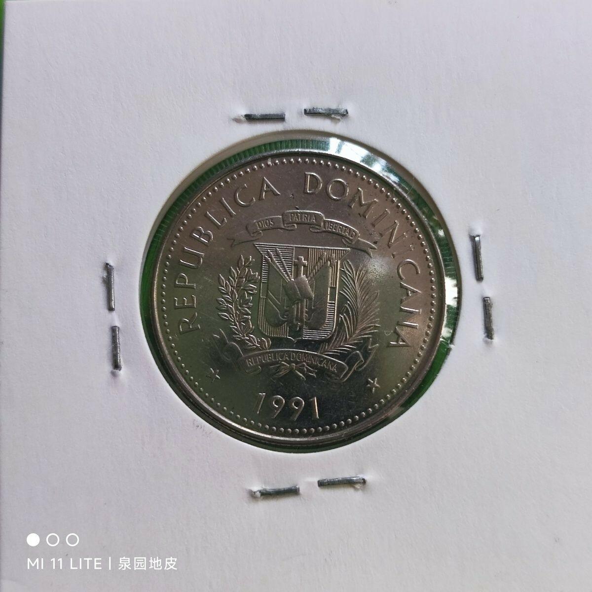 20240525 多米尼加1991年25分 按图发货110801