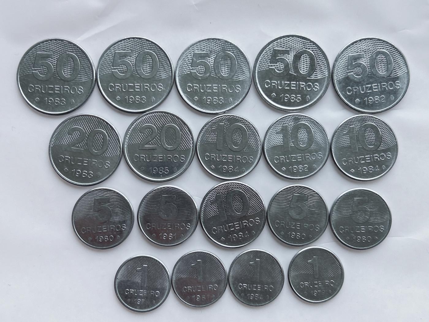 第一海外回流一元起拍收藏 散币专场 第92期 巴西不锈钢硬币