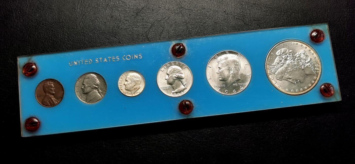 凡希社世界钱币微拍第二百七十期 美国流通版六枚装UNC