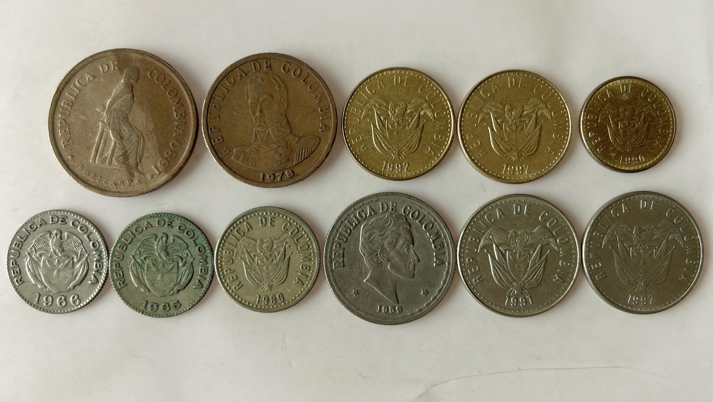 第一海外回流一元起拍收藏 散币专场 第92期 哥伦比亚🇨🇴