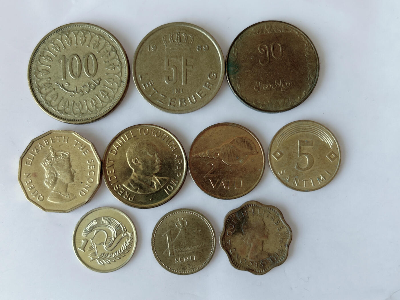 第一海外回流一元起拍收藏 散币专场 第91期 散币一组 10枚