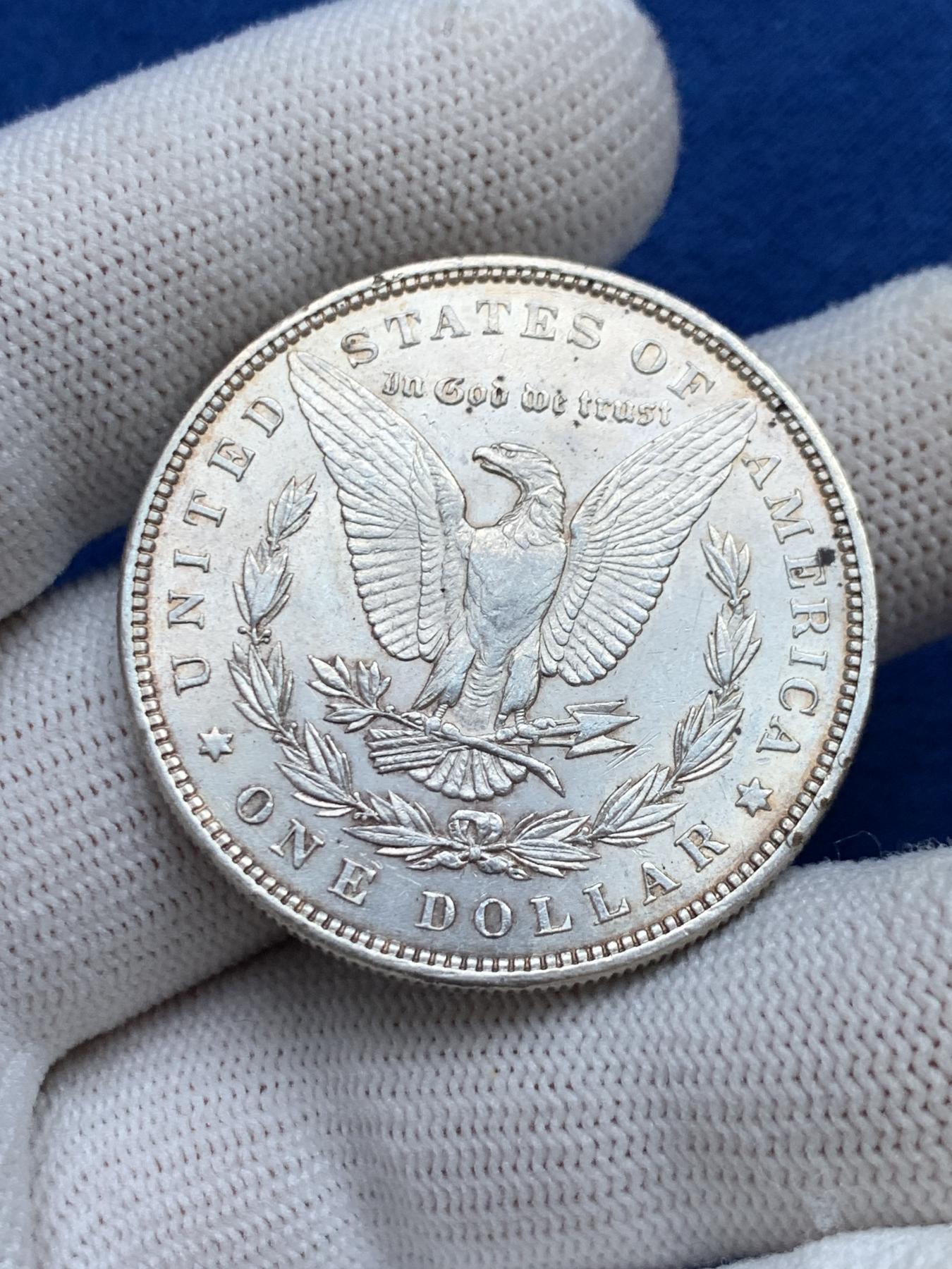 《竞宝斋》第272场- 周日，周一，周二  3场连拍 （全场包邮） 美国1885年摩根银币