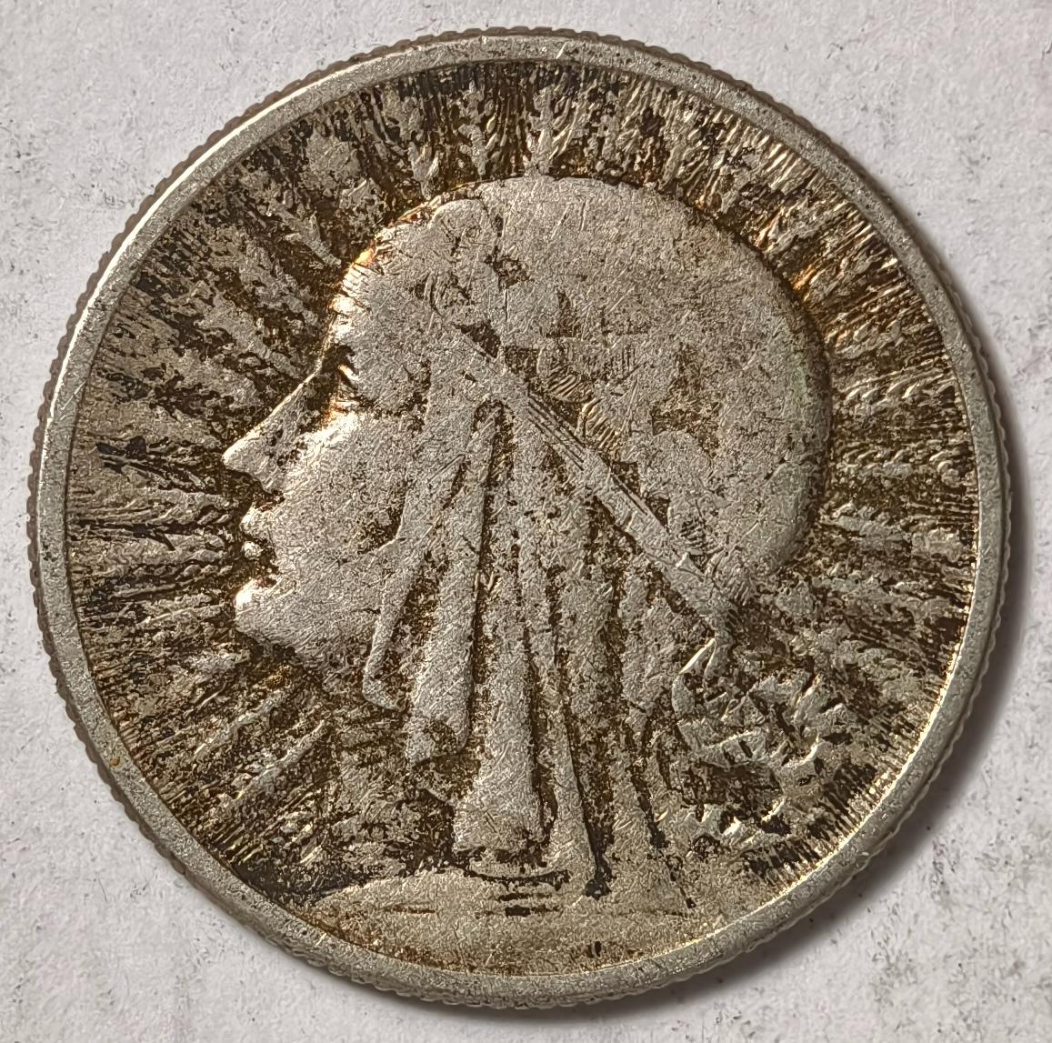 紫瑗钱币——第374期拍卖 波兰 1934年 贾德维拉 2兹罗提 4.4克 0.75银