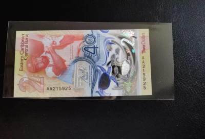 东加勒比获奖钞靓号 - AA215925，无347