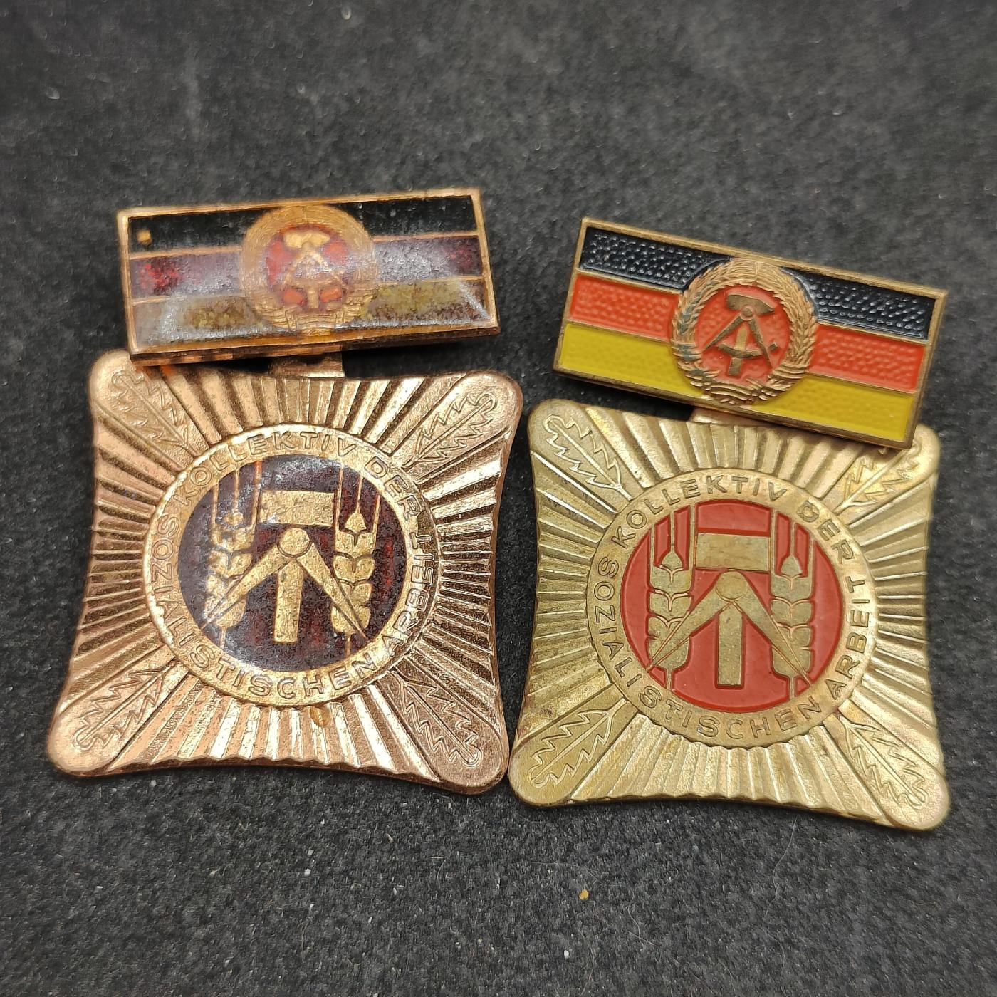 全场0元起拍 第160期 咸鱼国勋章拍卖专场 5月29日（周三）下午6：00开始 东德劳动奖章两个