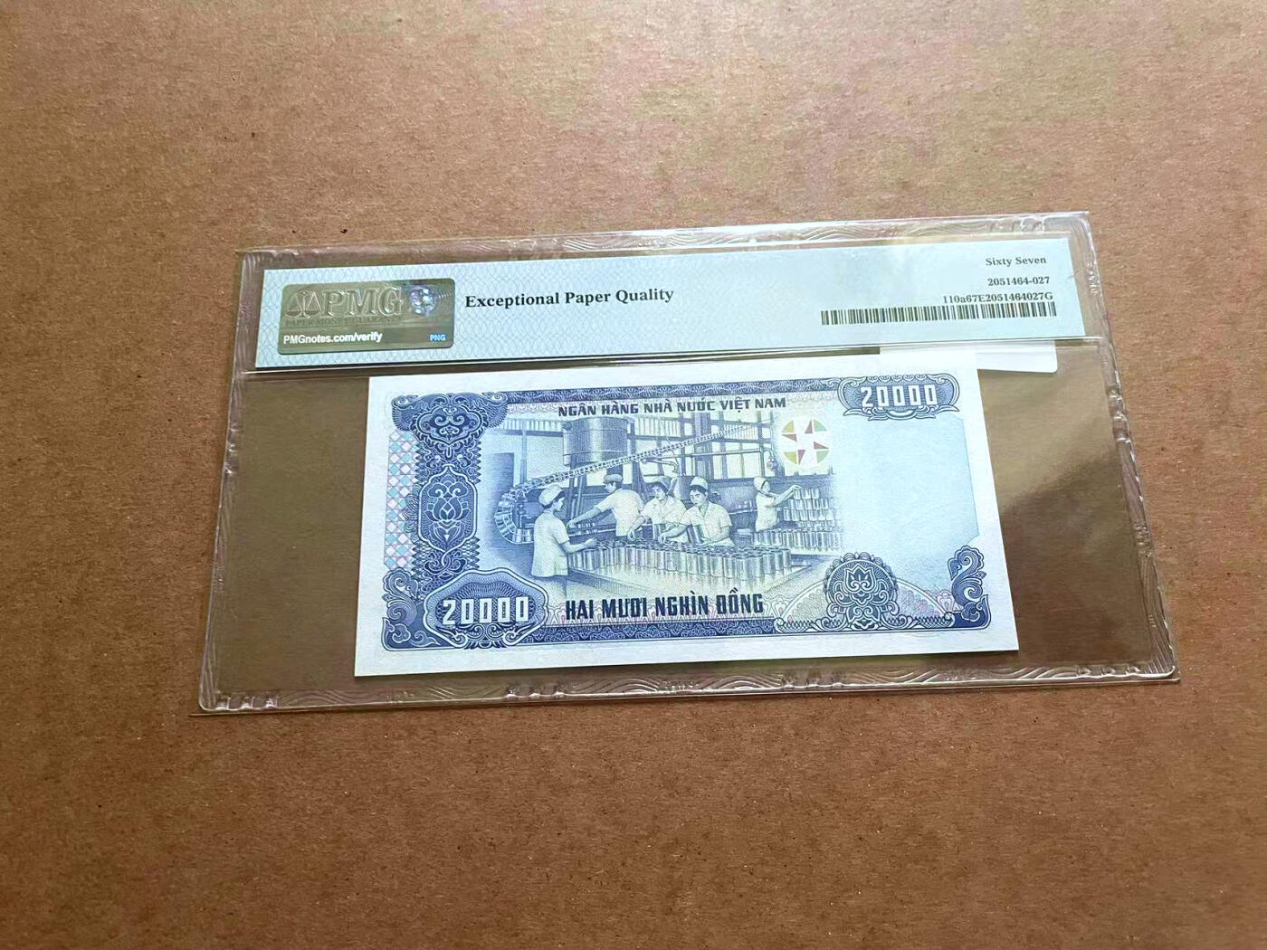 【Blue Auction】✨世界纸币精拍第482期【精】 【一组2张 含无47】越南 1988-91年2000-20000盾 PMG67EPQ 高分