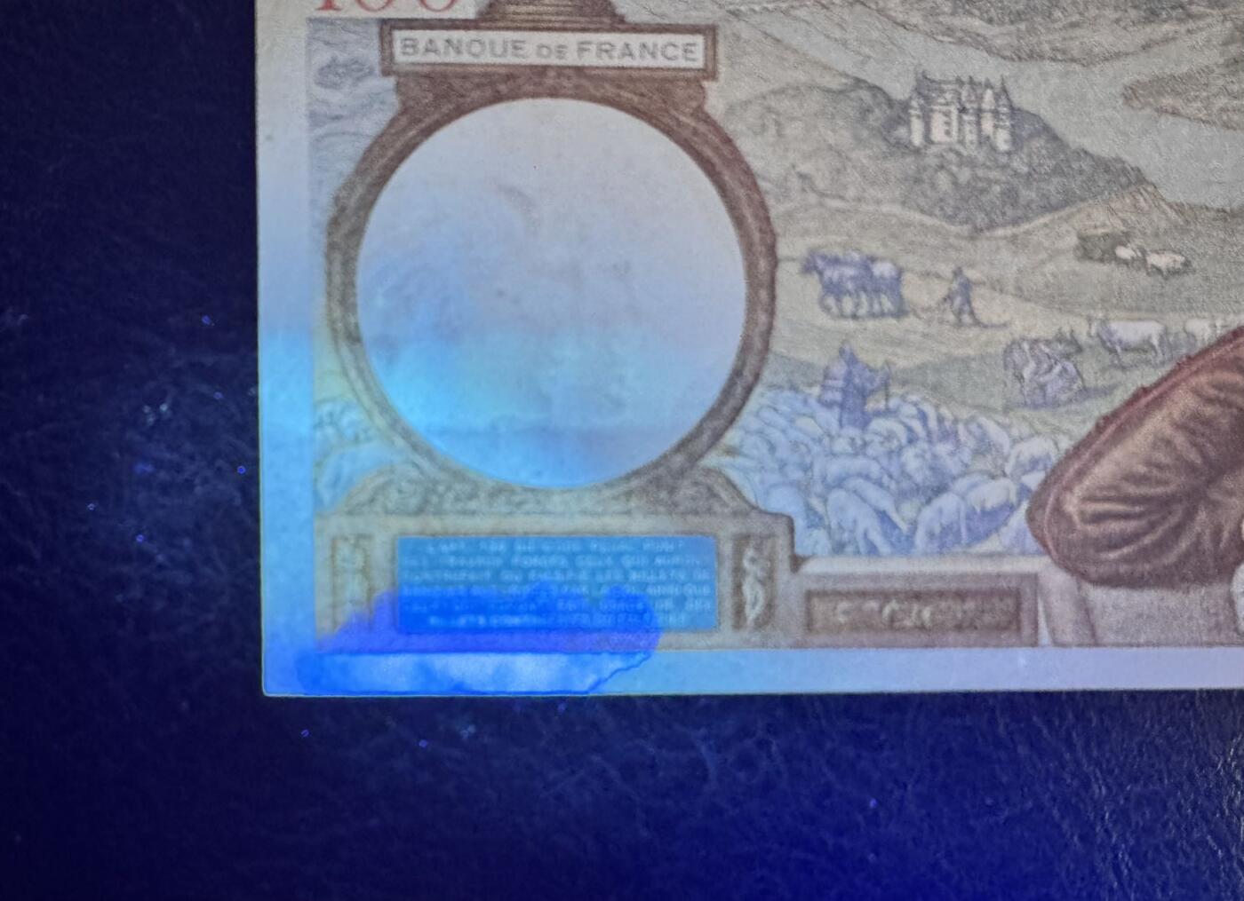 收藏联盟Quantum Auction 第349期拍卖  法国1939年100法郎 非全新 品相如图