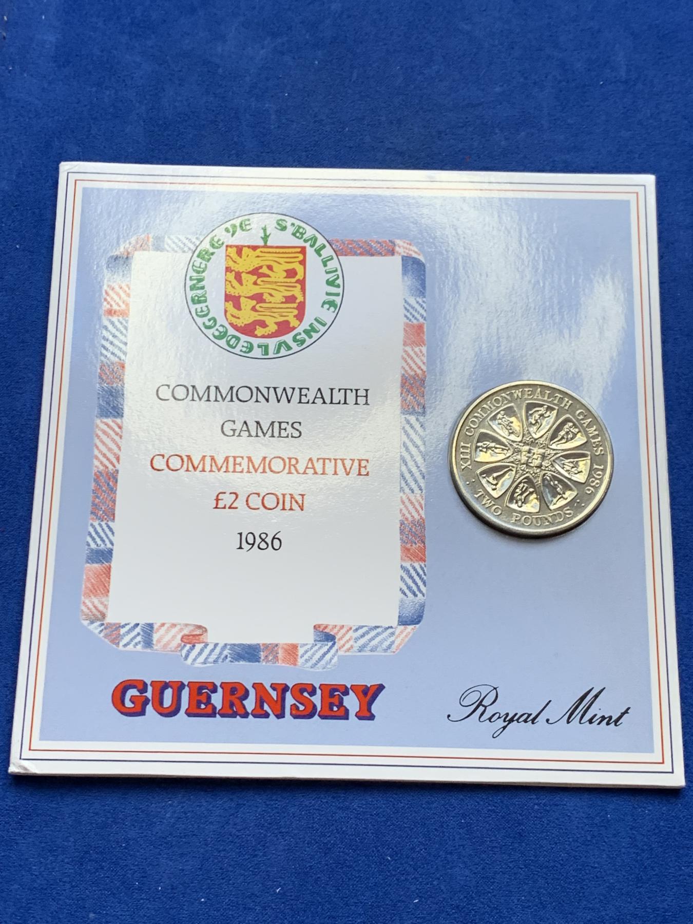 《竞宝斋》第272场- 周日，周一，周二  3场连拍 （全场包邮） 格恩西1985，1986，1987，英国皇家造币厂官方装祯2镑一组，相对少见，漂亮！