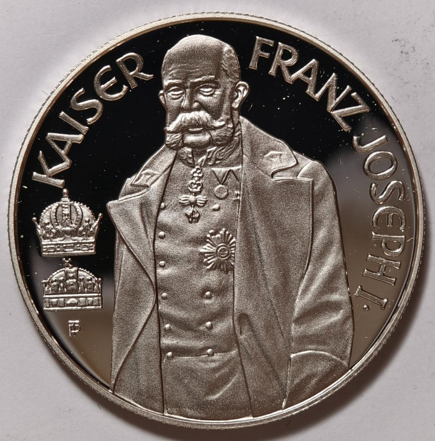 紫瑗钱币——第374期拍卖 奥地利 1994年 弗朗茨·约瑟夫一世 100先令 20克 0.9银 精制