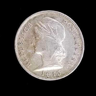 巴斯克收藏第271期 散币专场 6月4/5/6号三场连拍 全场包邮 - 葡萄牙 1915年 10分银币