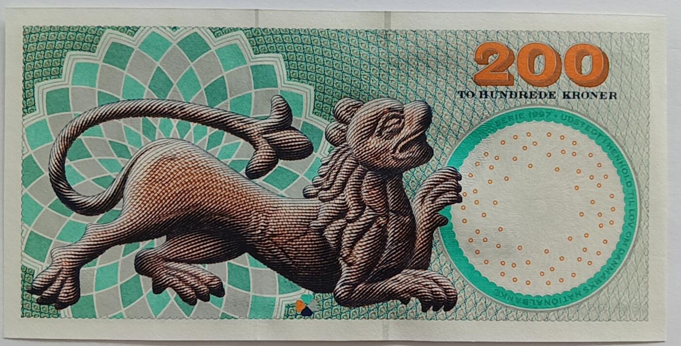 精品钱币第30场 丹麦200克朗经典老版本