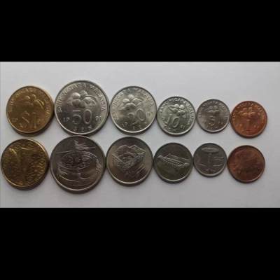 20240526 - 马来西亚第二版硬币6枚套，年份随机配发