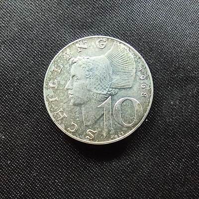 邮泉阁限时拍卖第八场 各国硬币专场 - 奥地利1968年10先令0.640银币7.5克