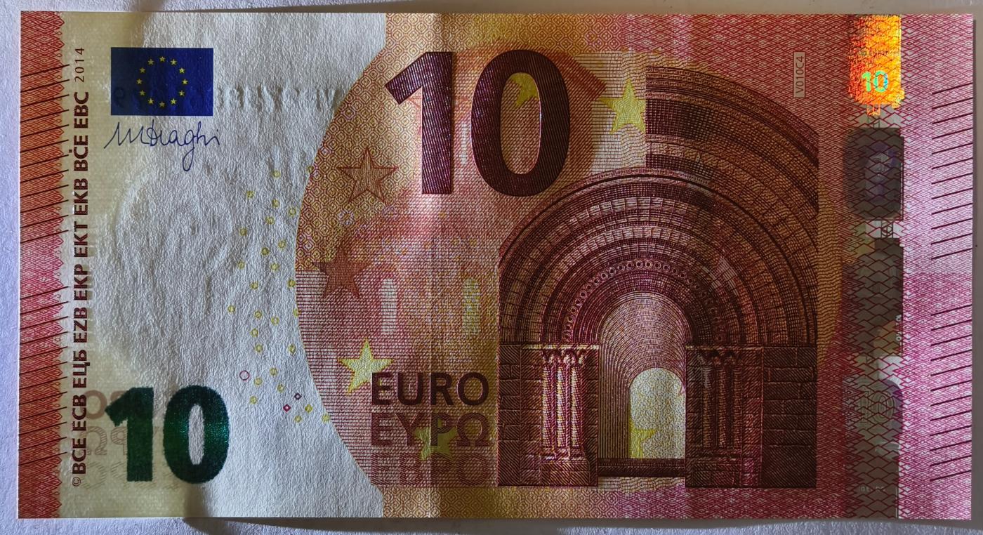 紫瑗钱币——第371期拍卖——纸币场 欧元 西班牙 2014年 圣天使桥 10欧元 UNC