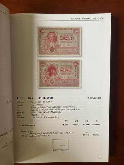 捷克斯洛伐克1900-2019纸币目录 捷克斯洛伐克1900-2019纸币目录