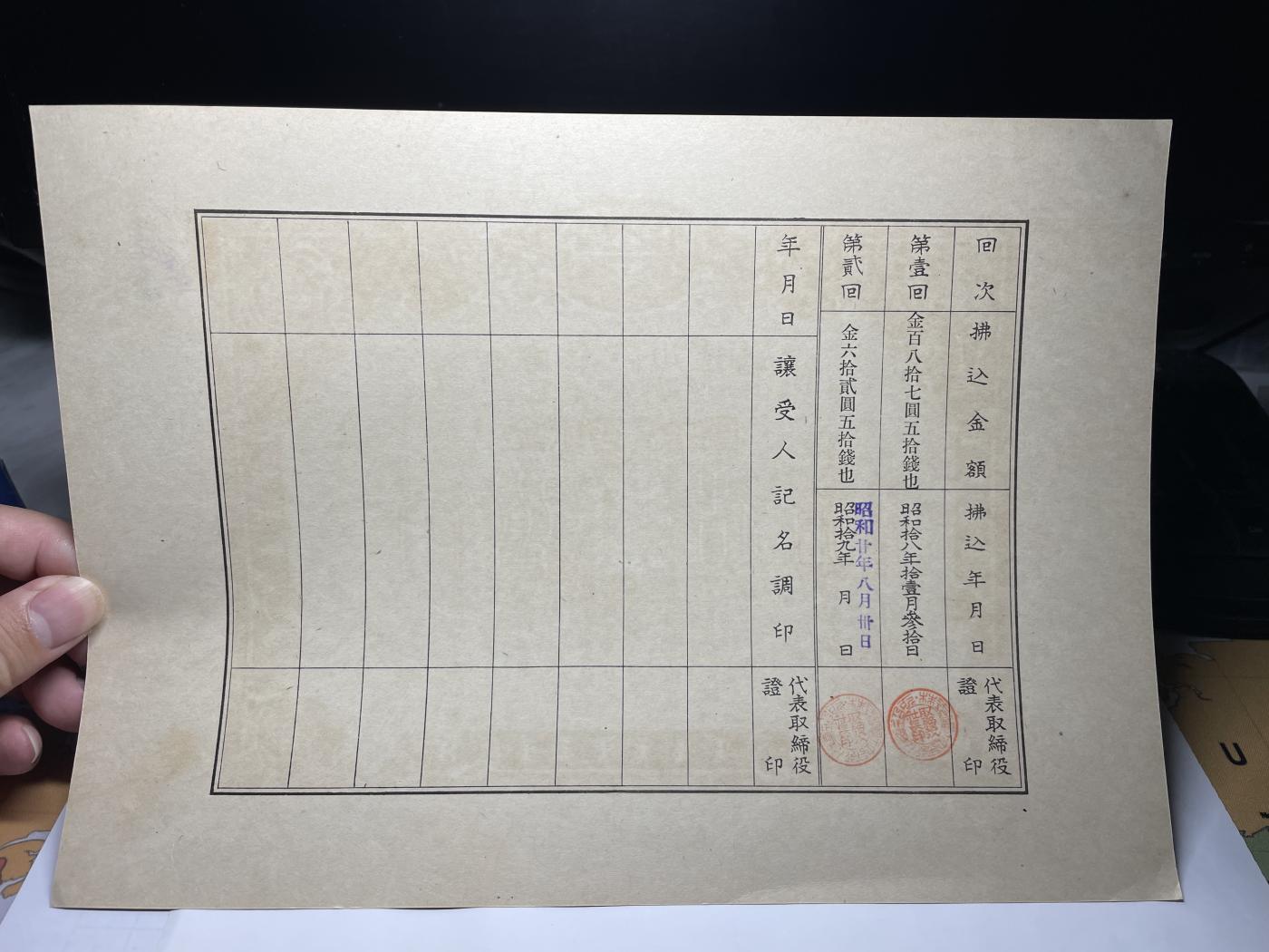 2024年集古藏今外币拍卖第七期-第10场—（总第70拍）-纸币专场，本场拍完结算发货，本期寄存的2-3天内完成发货，再进行下一期拍卖，本期拍卖数量最多者赠老扑克一副 市川造船厂250元债券