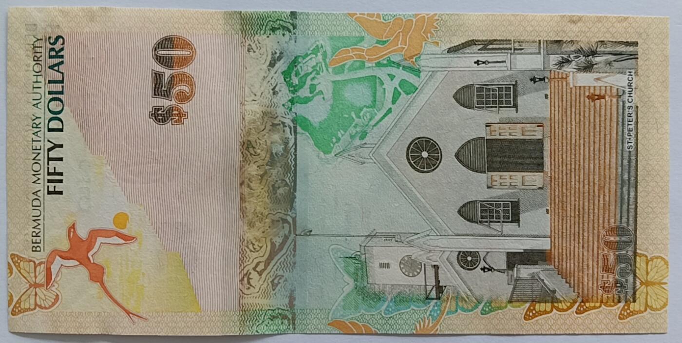 精品钱币第30场 百慕大50元最佳纸币